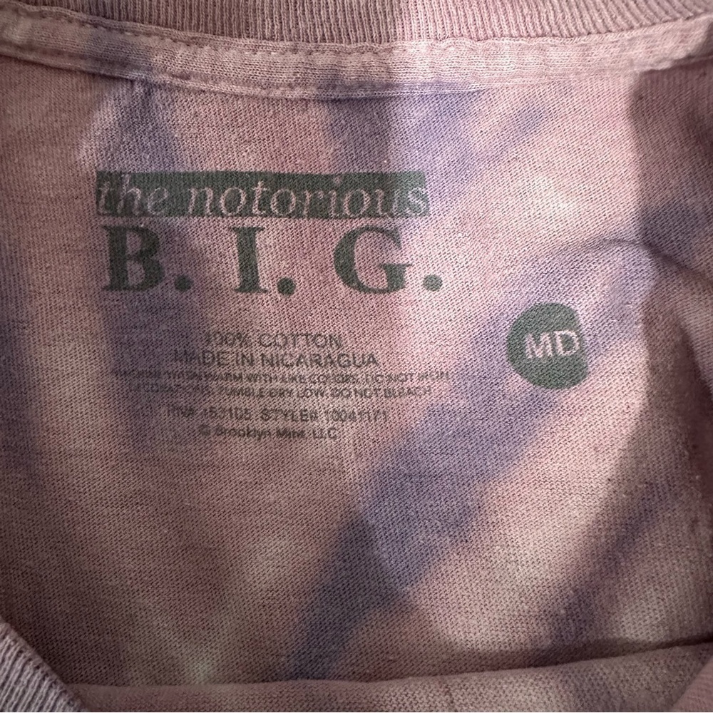 Notorious BIG Tie Dye Shirt - Picture 4 of 5